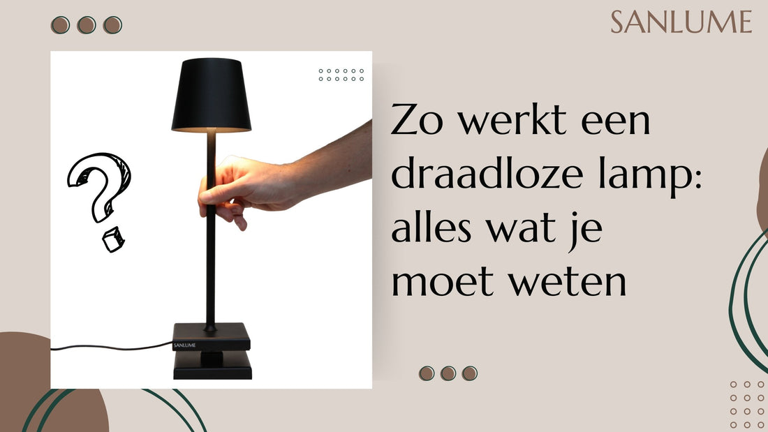 Zo werkt een draadloze lamp: alles wat je moet weten - SANLUME