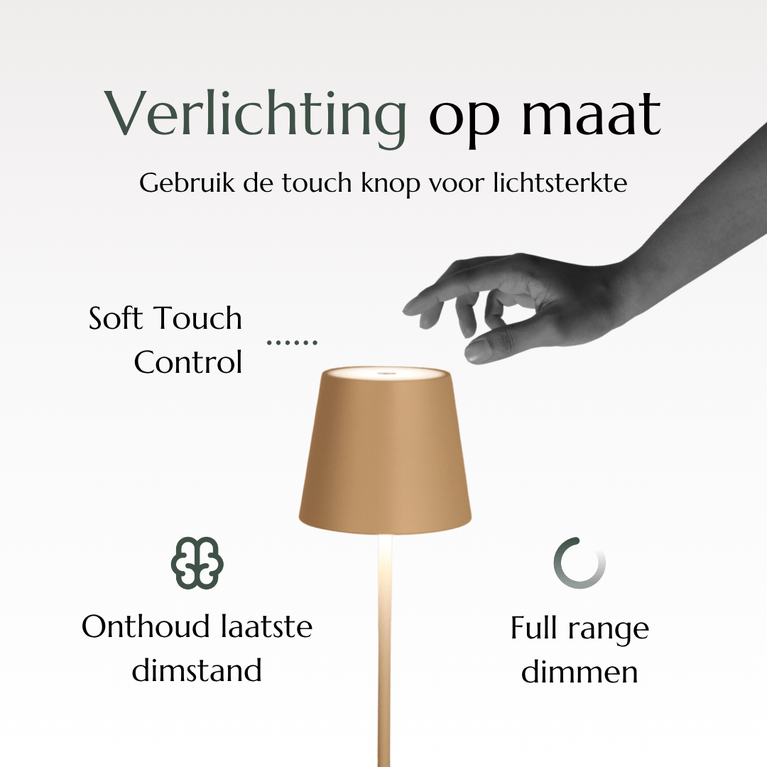 Sanlume Primaluce | Oplaadbare Tafellamp - SANLUME